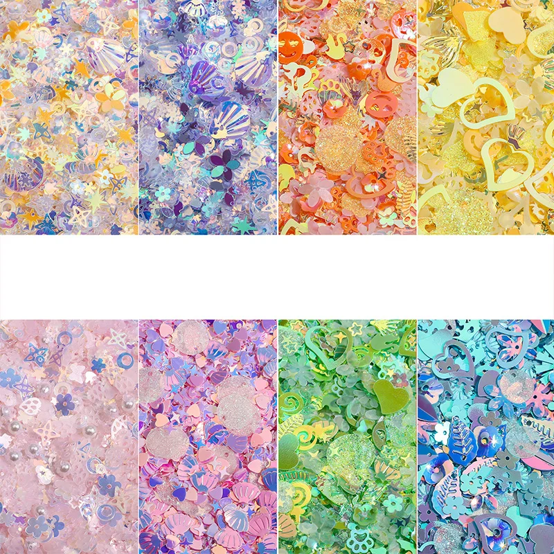 

10g/Pack Colorful Various Style Loose Sequins Crafts DIY Nail Art Making Supplies Wedding Decoration Clothing Sewing Accessories