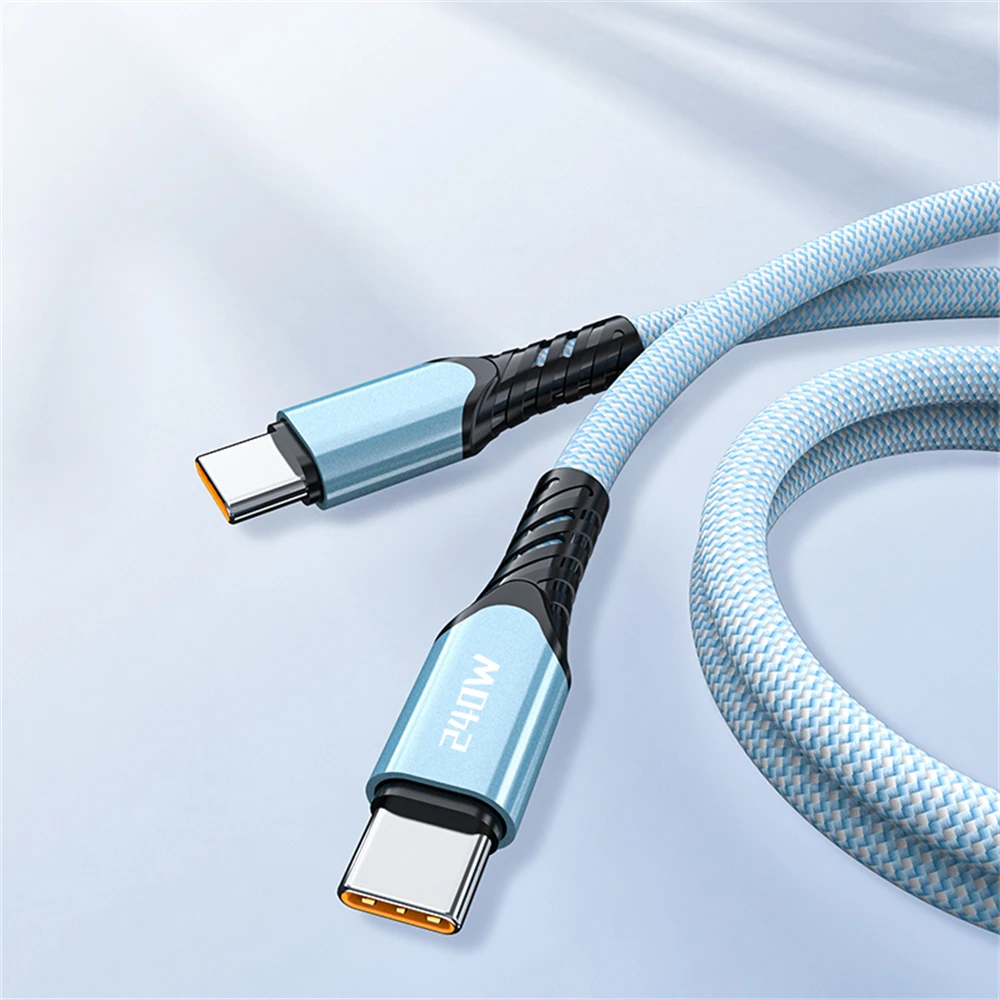NNBILI 240 W USB-C-Kabel Stromkabel QC4.0 für MacBook Samsung iPhone 15 16 USB C auf C PD-Kabel 48V5A Schnellladekabel Typ C