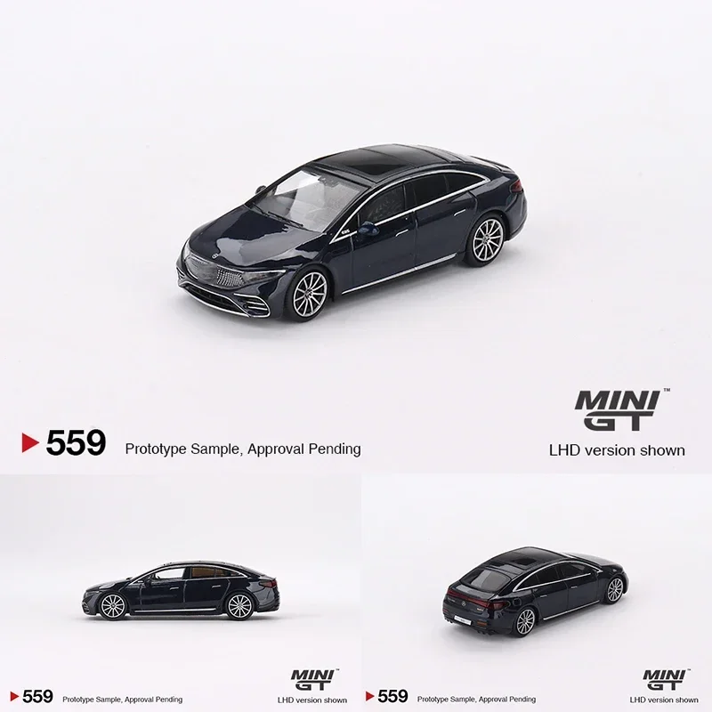 

MINIGT 559 В наличии 1:64 EQS 580 4MATIC Модель автомобиля Игрушки Литая под давлением диорама