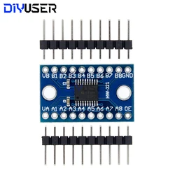 DIYUSER 3.3V 5V TXS0108E 8 Channel Logic Level Bi-directional Converter Module TXB0108 Mutual Convert Module TXS0108