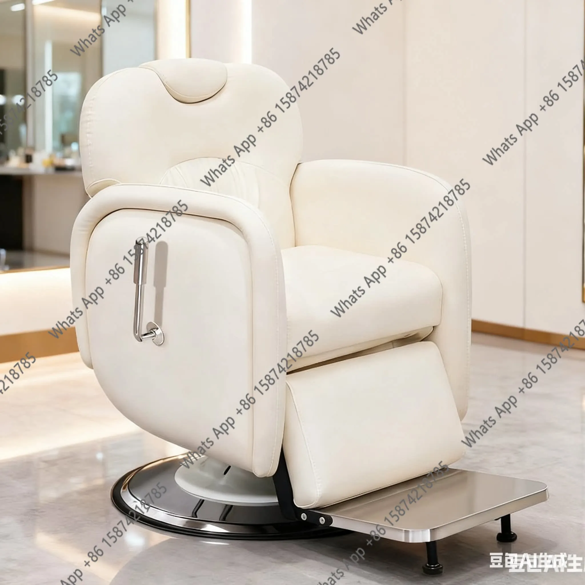 Electric hair salon   cutting barbershop head treatment shaving face trimming scalp can be put down hair care chair