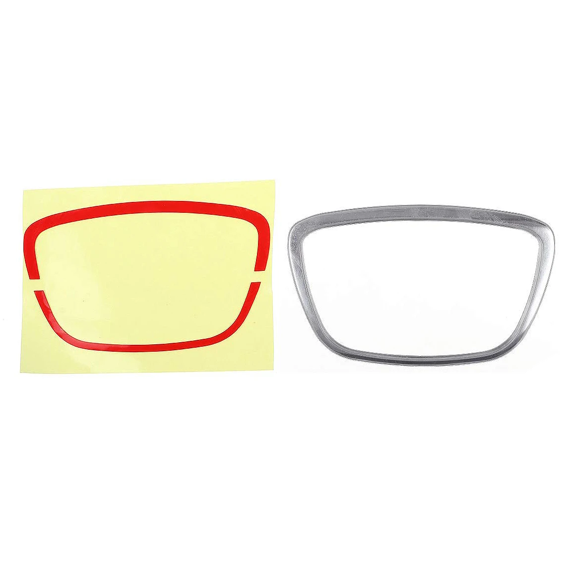 Pegatina cromada para volante de coche, cubierta decorativa para Audi A3, A4L, A5, A6L, A8L, Q5Q7