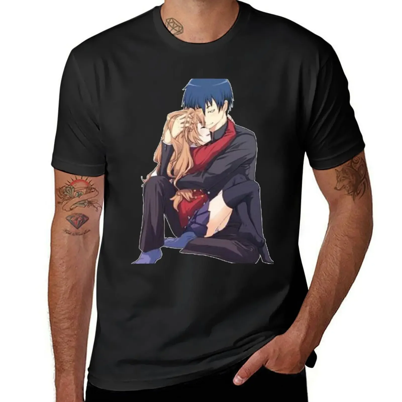 Toradora T-Shirt tees customs plain Men's t-shirts