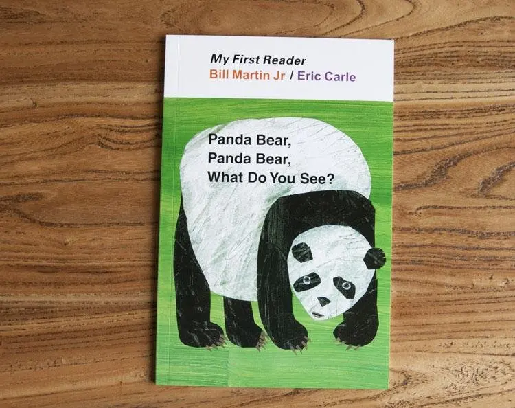 Imagem -02 - Urso de Eric Carle Meu Primeiro Leitor Urso Pardo o Que Você vê 1pc Crianças Inglês Leitura Livro