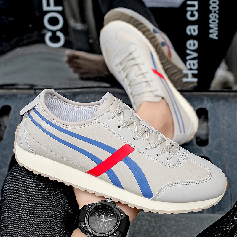 

Классические брендовые кроссовки для бега, мужская кожаная женская спортивная обувь высокого качества, прогулочная обувь на плоской подошве с низким вырезом, мужские кроссовки Tenis De Mujer