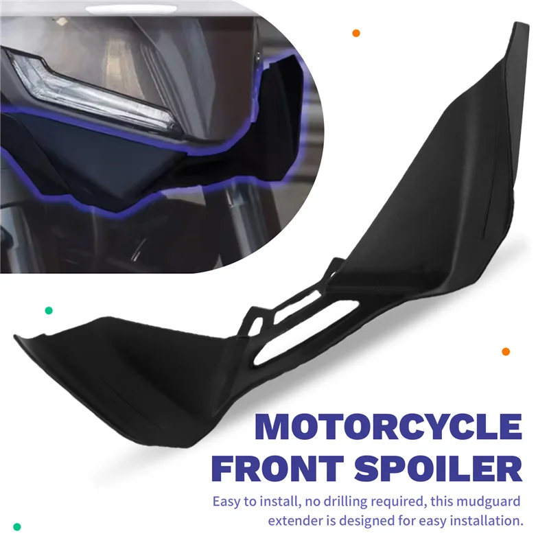 

X39A-Motorcycle Front Spoiler Winglet Aerodynamic Wing Kit For MT-09 MT09 SP 2024+
