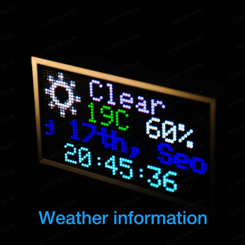 Pixel Crypto Clock - Real-Time Bitcoin & Stock Tracker, Digital Weather with Exchange Rates, Desk Art