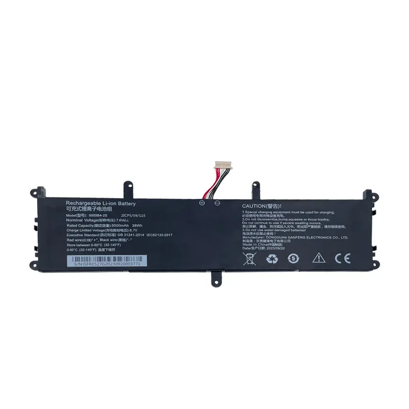 Imagem -06 - para Chuwi Gemibook Pro 13.3 Cwi528 Pro 14 Cwi529 Q512g2009 Bateria Original Novo Dxt5059b42s 5059b4-2s1 5059b4-2s1p