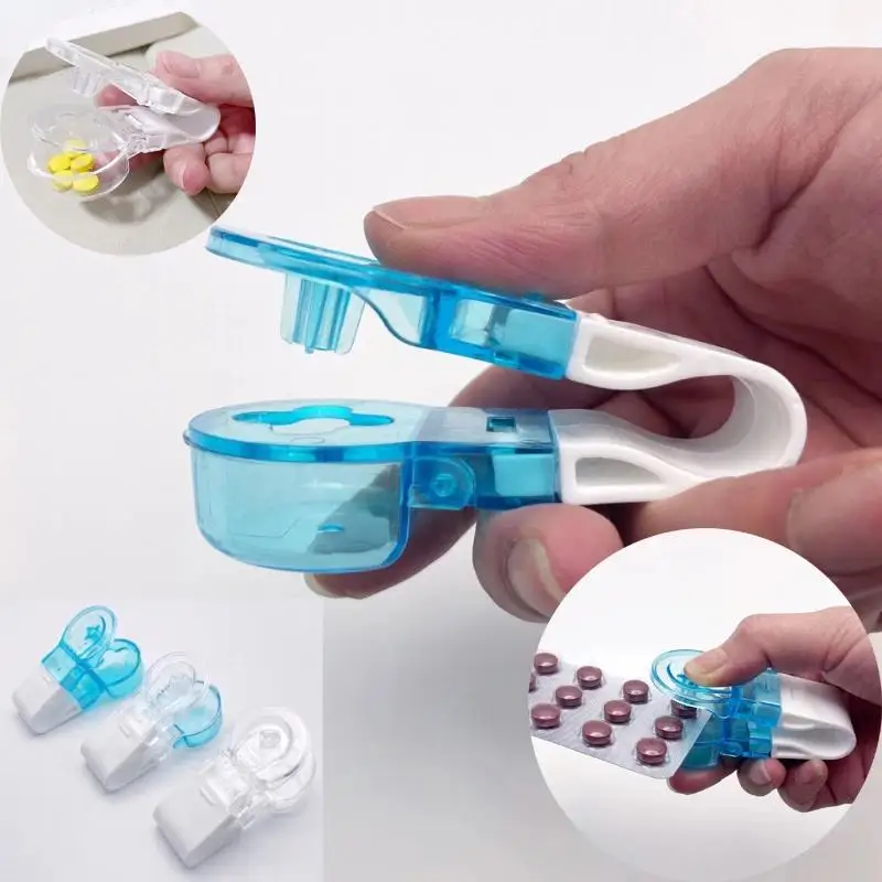 1Pcs Simple Transparent Portable Pill Taker Suitable For Pill Taker Dustproof Pill Taker Pill Box Opener Medicine Storage Box