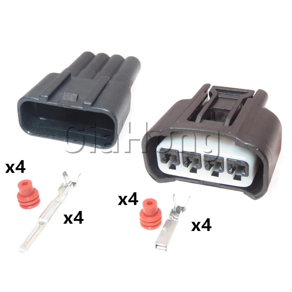 1 Set 4 Ways Auto Parts 7283-7449-30 Starter Automobile Ignition Coil Electric Wire Socket For Toyota Car Sealed Connector