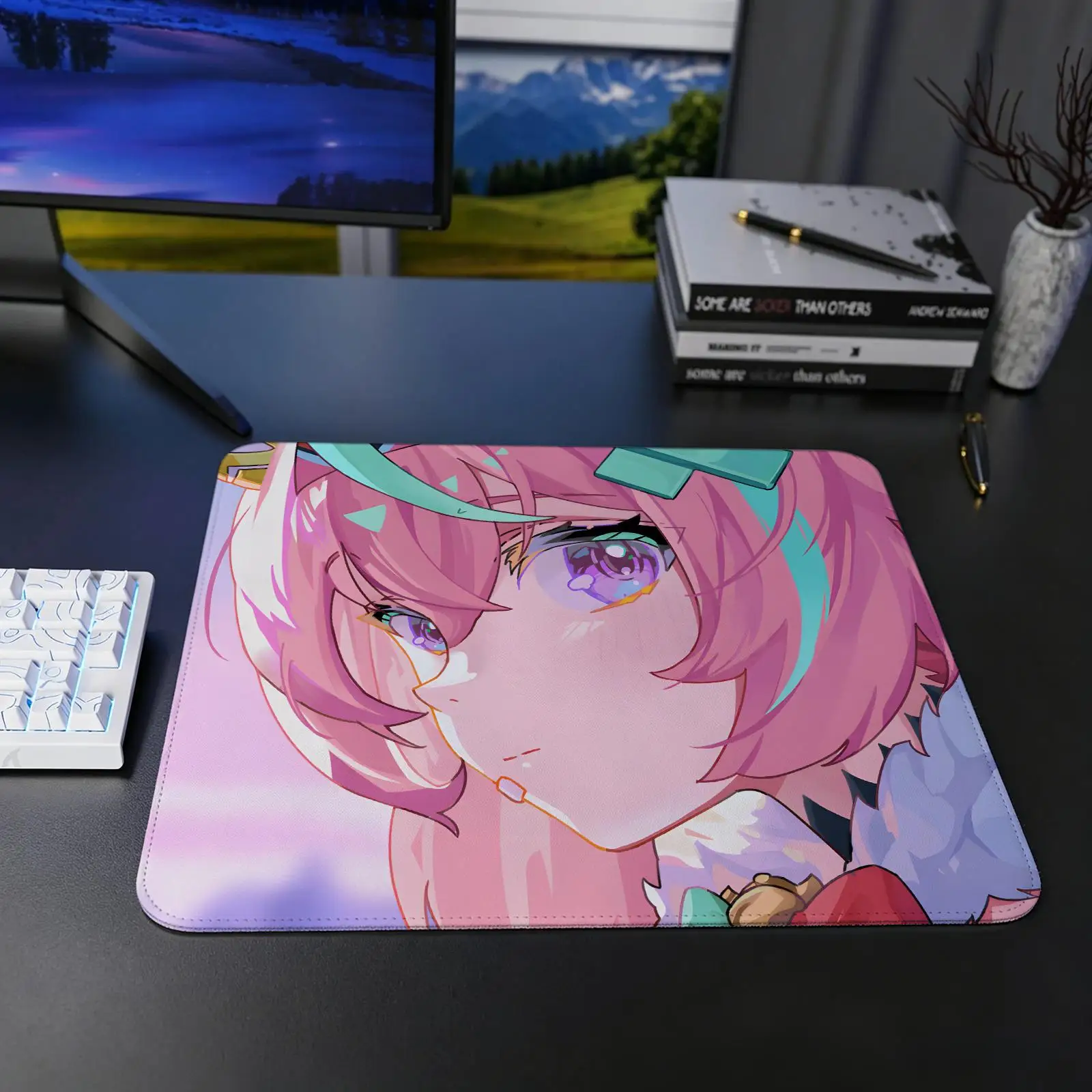 Genshin Impact Varesa Mouse Pad Regular gaming mouse pad S/M/L size Office mouse pad Laptop desk mat Stitched edge mouse pad