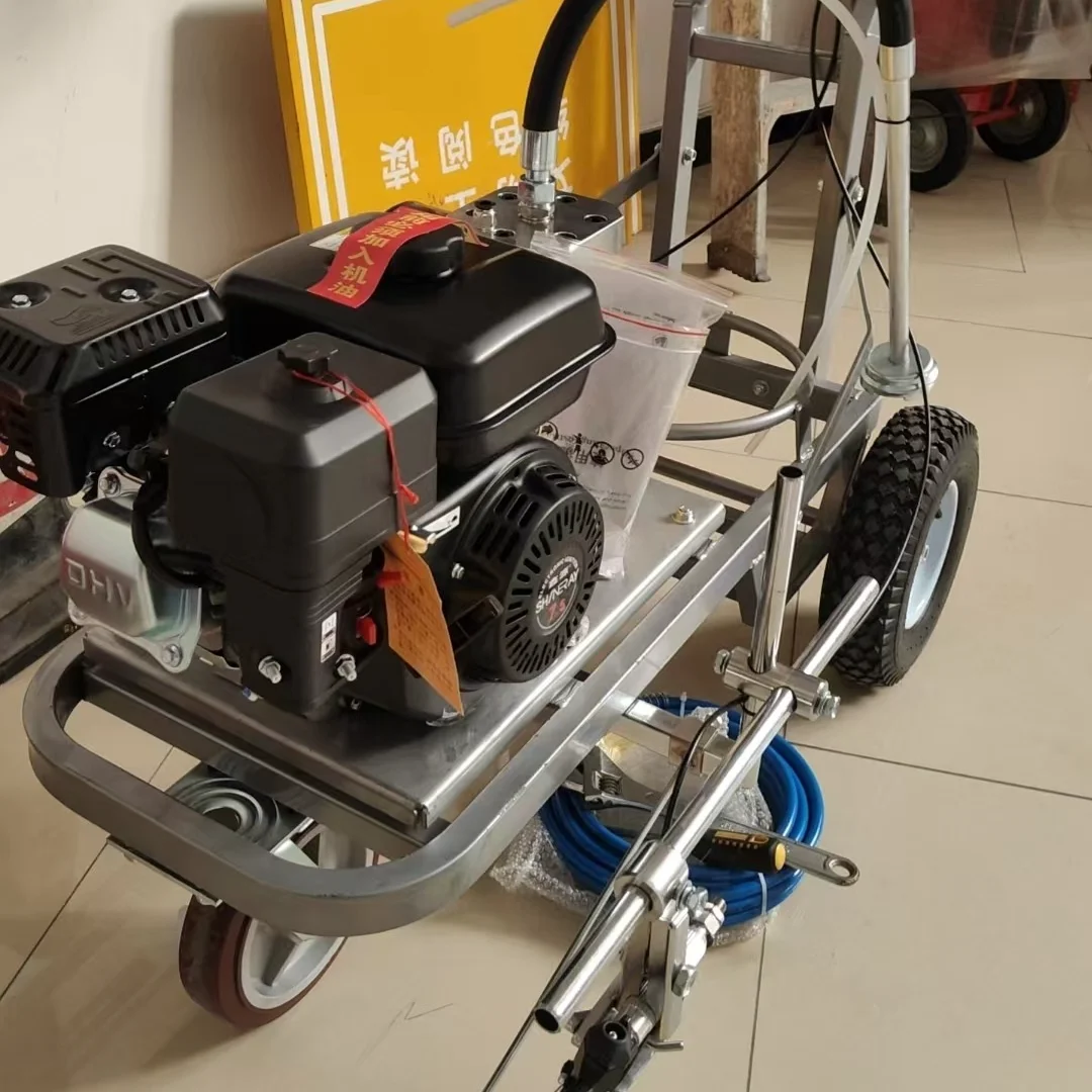 Hand Push Electric Airless Paint Automatic Cold Paint Thermoplastic Road Line Marking Spray Machines