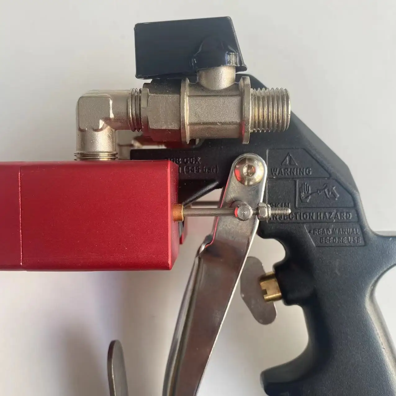 بخاخ HotPortable بدون هواء داخل خلط مسدس رش مزدوج بفتحة تغذية بدون هواء #4