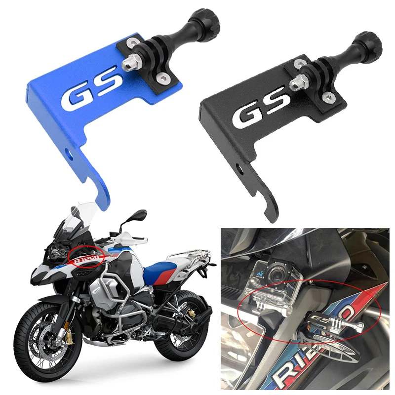 

Для BMW R1200GS R 1200 1250 GS R1250GS R1250 GS аксессуары для мотоциклов с ЧПУ, передний левый кронштейн для камеры, кронштейн для крепления Gopro