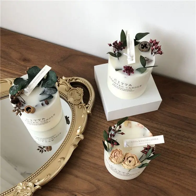 2025 Mori Eternal Dried Flower Fragrance Candle Gift Box