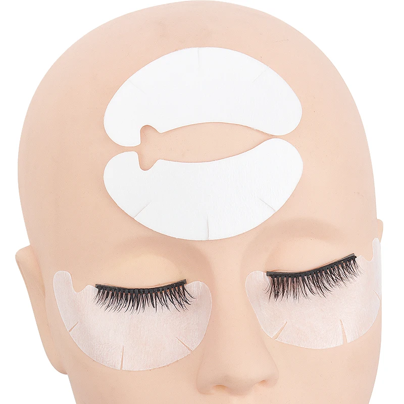 Patchs en papier pour faux-cils en forme de U, 50 paires, pour Extension de cils, en Gel, greffés sous les yeux, autocollants, outils de maquillage