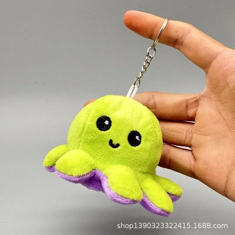 Sanrio animation around cute plush doll doll claw machine face changing octopus bag pendant small gift for children