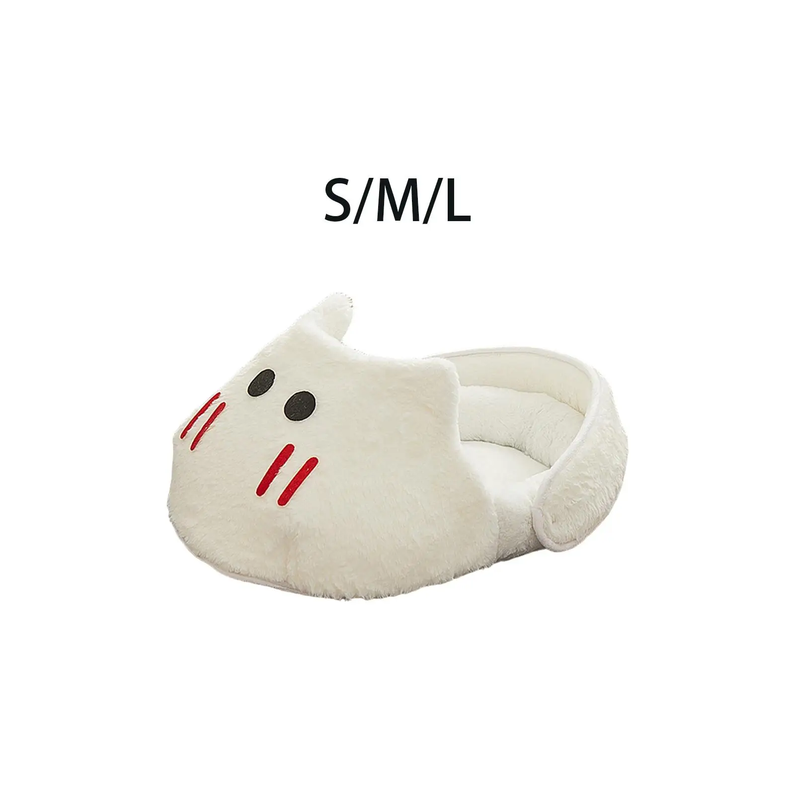 

Pet Cat Slipper Bed Winter Warm Cat Bed Cat Beds for Indoor Cats
