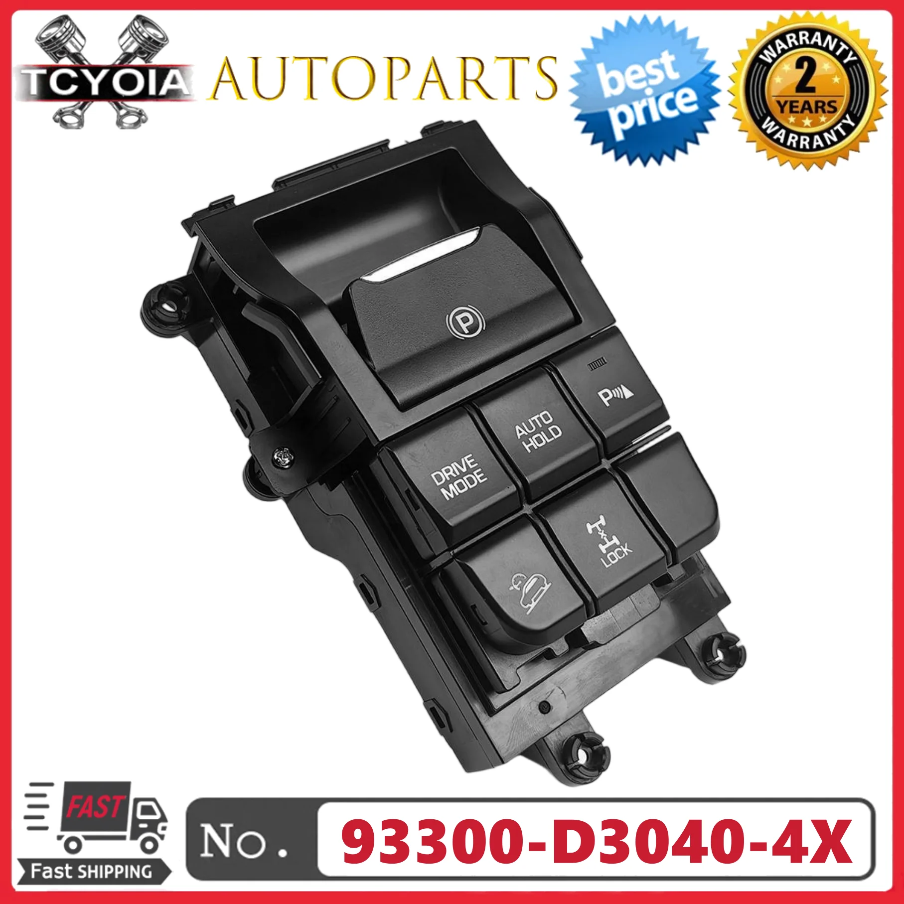 

Многофункциональный переключатель центральной консоли автомобиля 93300-D3040 93300D3040 93300D30404X для Hyundai Tucson 2015-2018