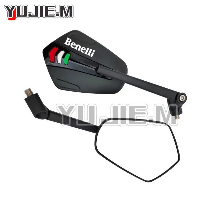 Per BENELLI Leoncino 500 250 800 TRAIL moto specchietto retrovisore in alluminio nero specchietti retrovisori laterali