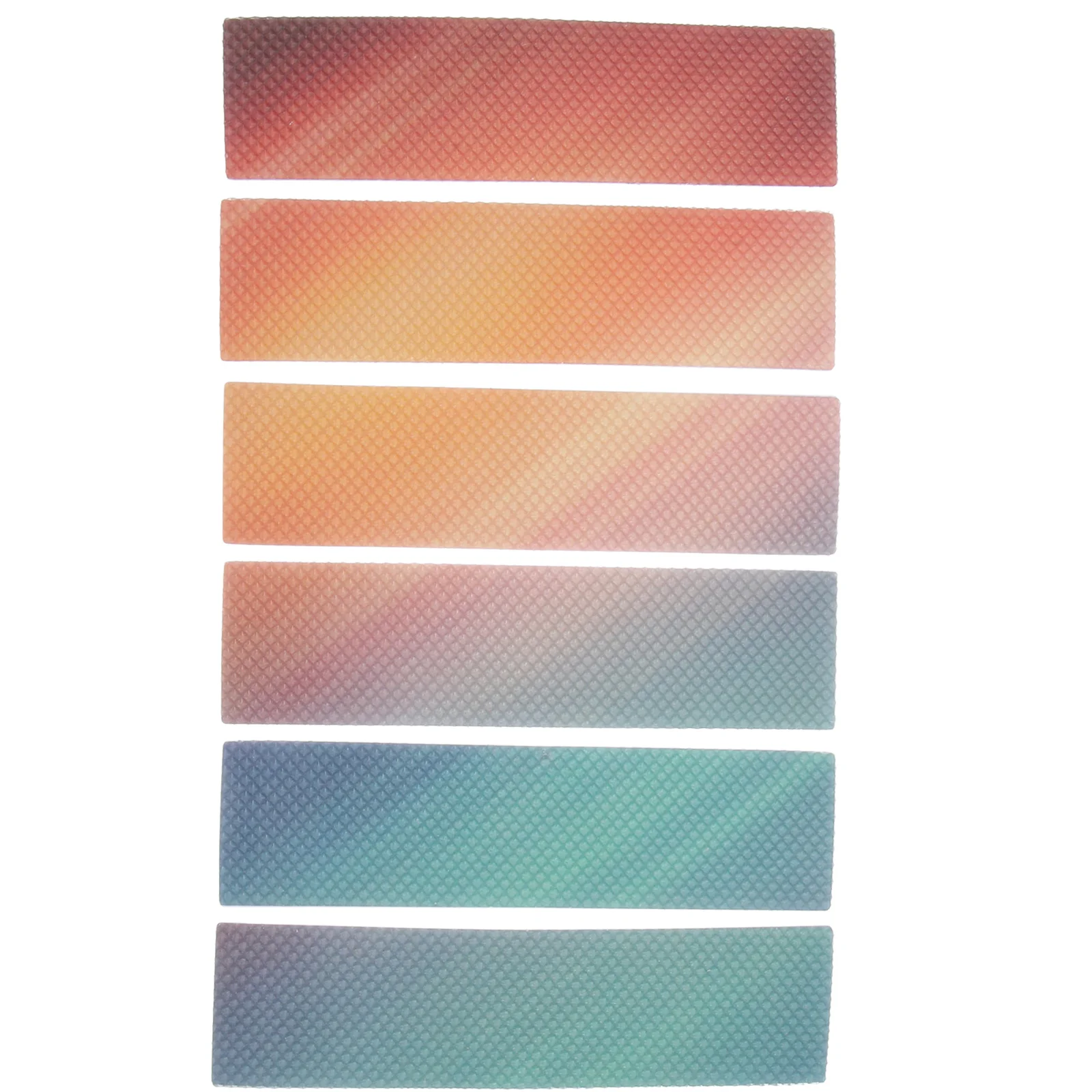 

6 шт. сенсорные наклейки для снятия стресса, красочные текстурированные клейкие полоски для телефонов, ноутбуков, столов, спокойной и декомпрессии