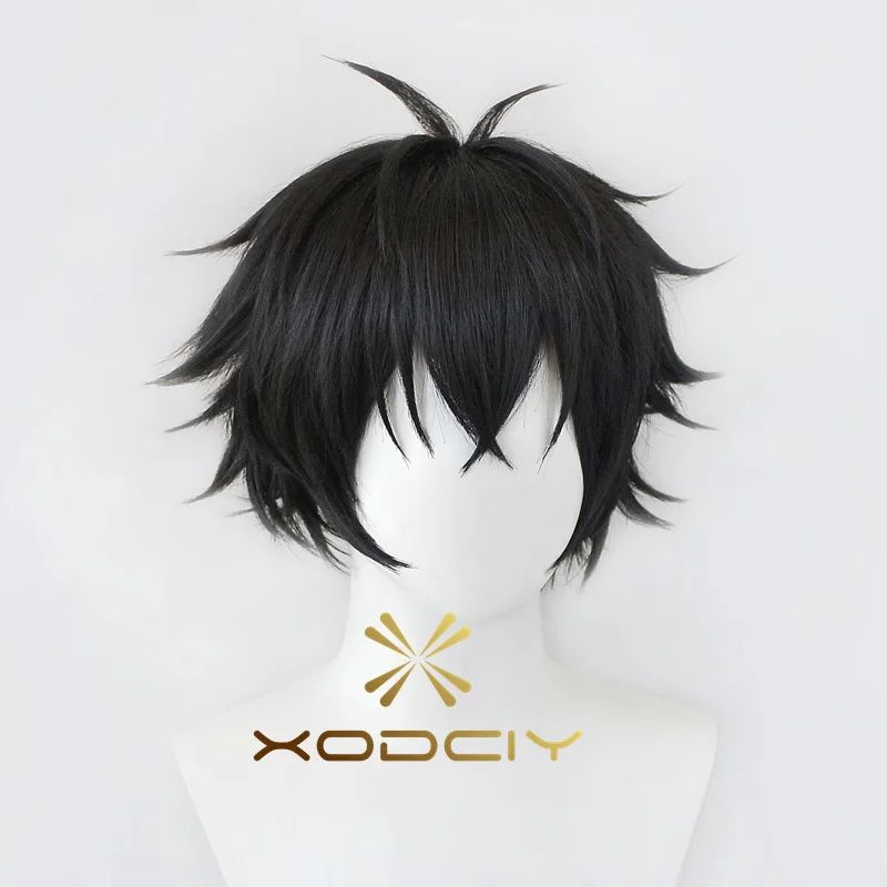 Anime Togame Jo Cosplay Pruik Zwart Lang Gevlochten Pruiken Hittebestendig Synthetisch Haar Halloween Party Pruik + Pruik Cap