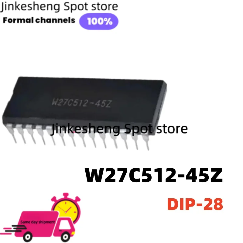 New Original 5-10-20unids/lote W27C512 45Z DIP-28 W27C512-45Z International standard