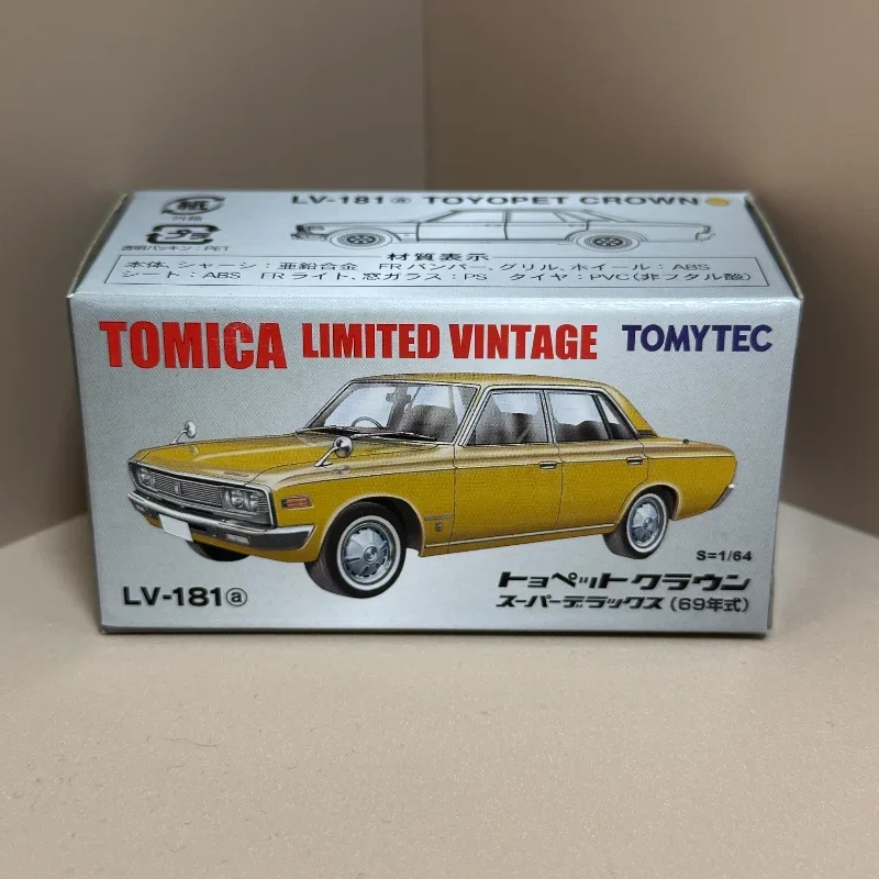 TAKARA TOMYTEC Tomica 1/64 TLV-181a TLV-181b Toyota Crwon Super Deluxe lega giocattolo motore pressofuso modello in metallo regali