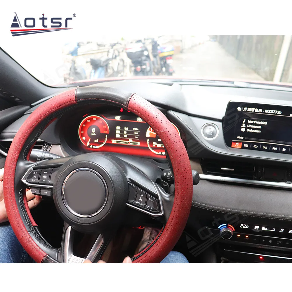 The Newest Digital Cluster Odometer Screen For Mazda 6/3 Atenza/CX-5 2017-2021 LCD Player Dashboard Speed Meter Car Accessories