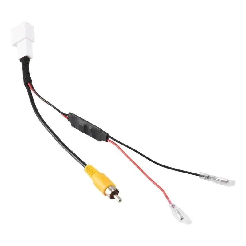4 Pin Car Connector Radio Back Up Reverse Camera 22.5cm Retention Wiring Harness