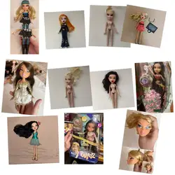 30cm Bratzes Doll Ordinary Fashion Doll Changeable Clothes Movable Joints Action Figure Model Toy Collect Ornament Kids Gifts