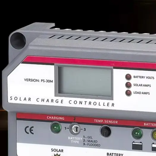 30A For PWM Solar Charge Controller 12/24V With LCD Display For PS-30M Model For Battery Regulator Switch Panel Meter