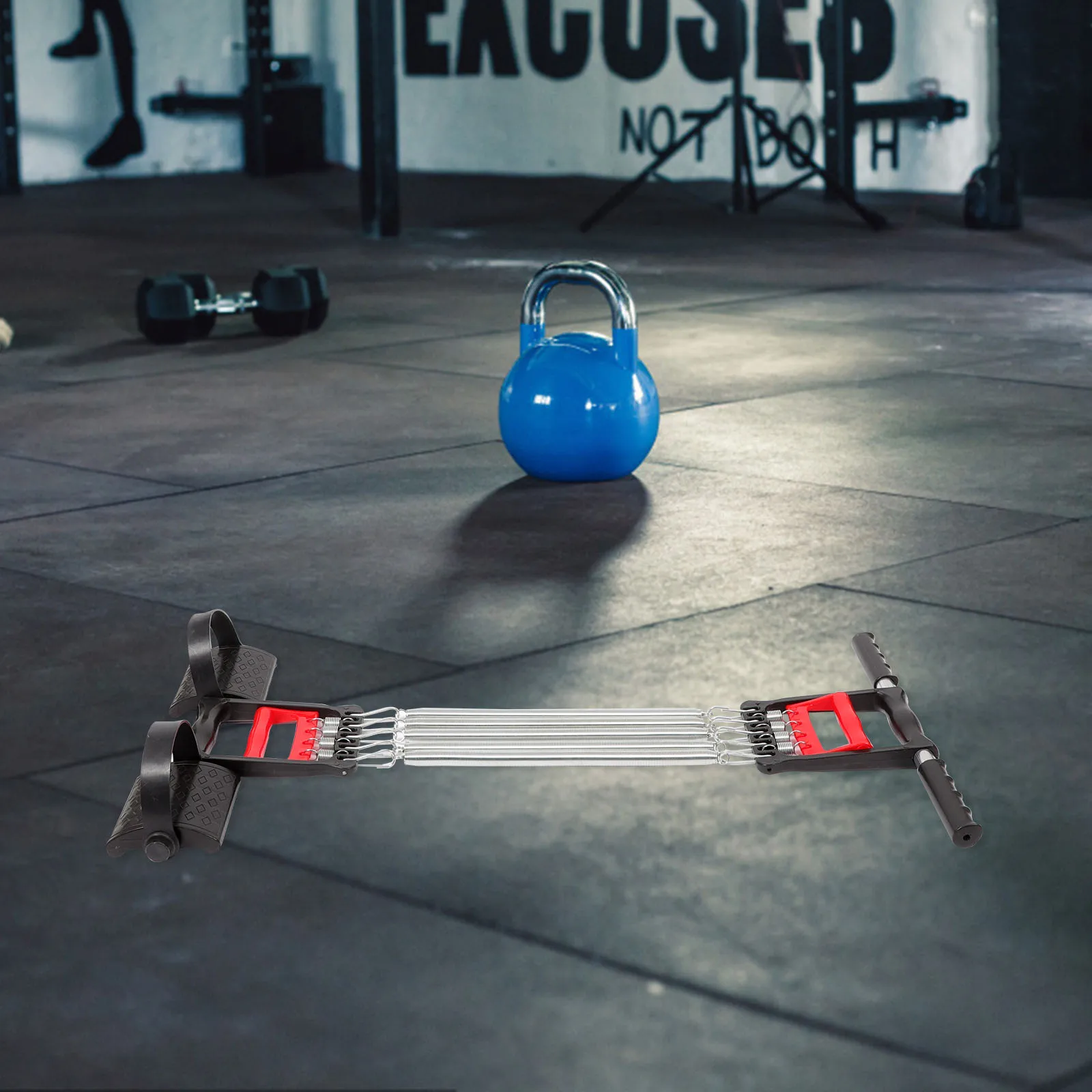 Braço peito muscular trainer primavera aço expansor de peito portátil equipamentos fitness para treino em casa exercício alça aperto