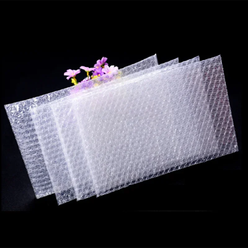 Double Layered Thickened Express Bubble Bag PE Plastic Envelop Shockproof 15×20cm Foam Packaging Anti-collision Transparent Bag