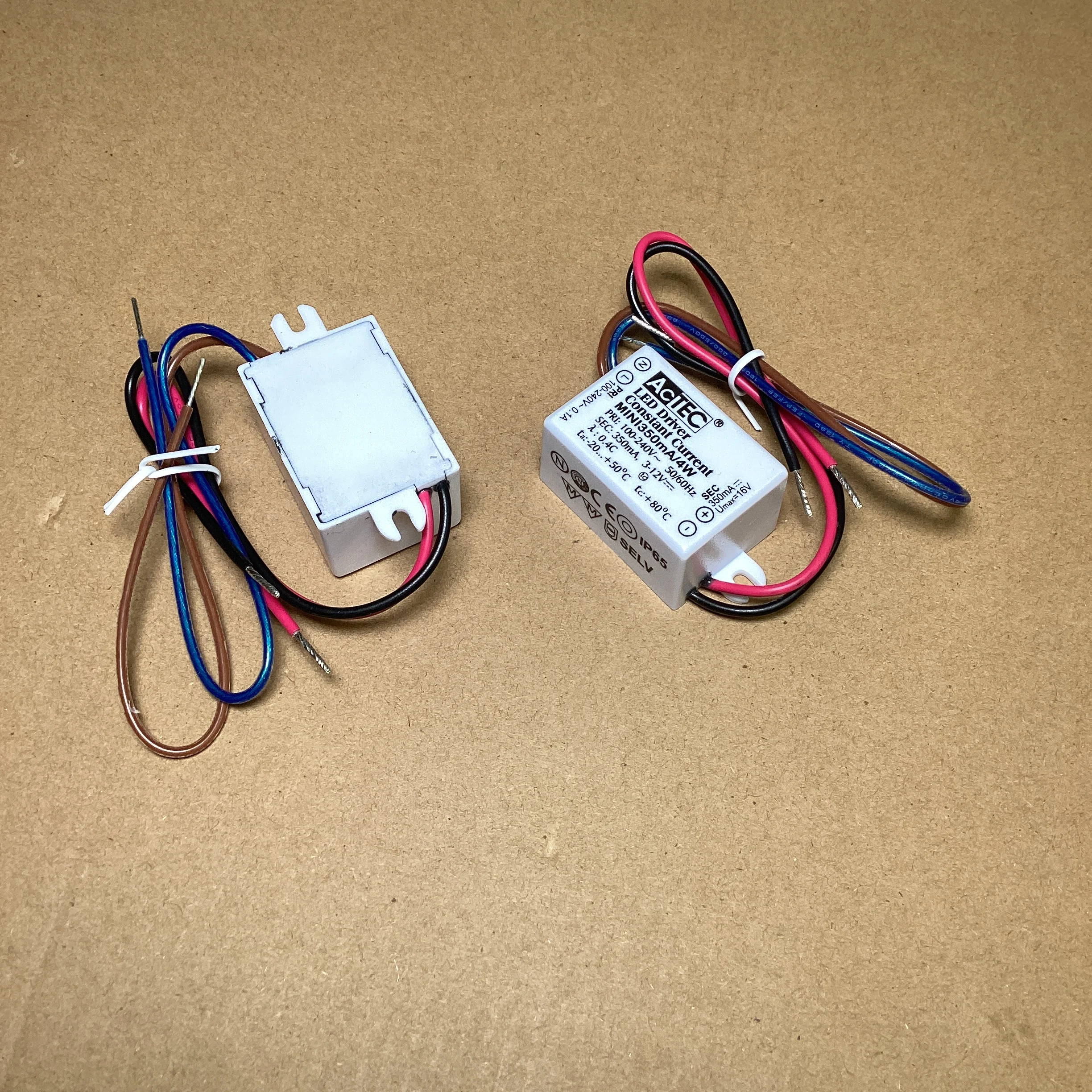 Mini Power Supply Unit (CC,3-12V DC) MINI Led Small Transformer 1-4x1W, CC, Current Constant 350mA/4W IP65