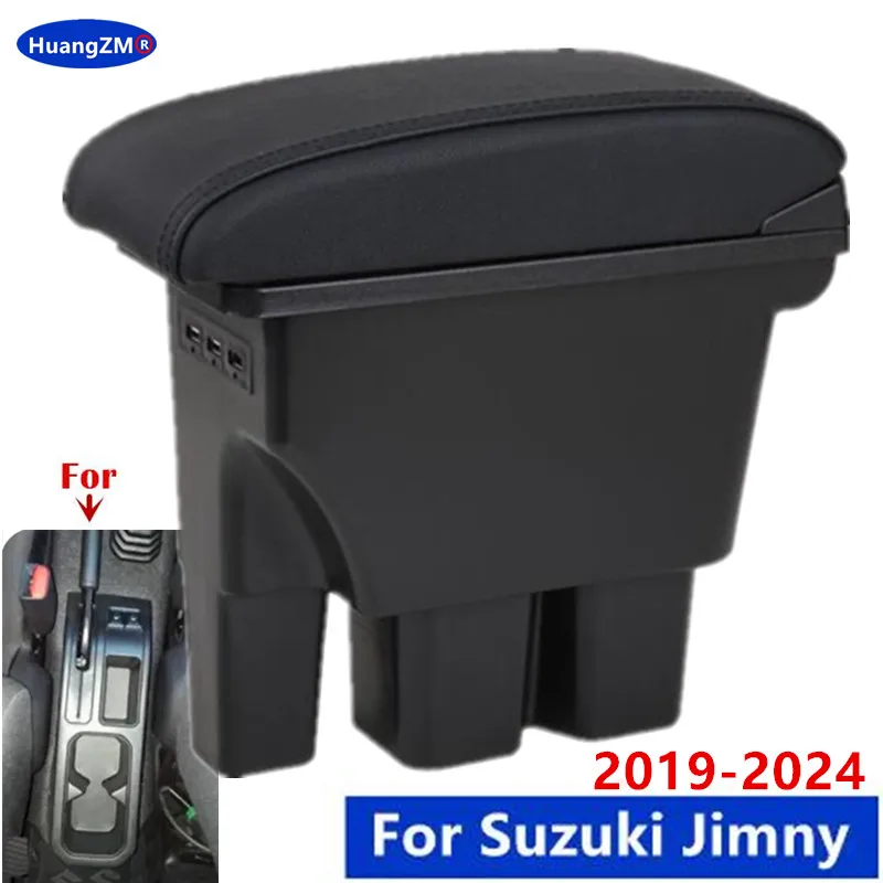 Für Suzuki Jimny Armlehnenbox Für Suzuki Jimny JB74 Auto-Armlehnen-Aufbewahrungsbox 2019-2024 Nachrüstung Innenausstattung Auto-Zubehör