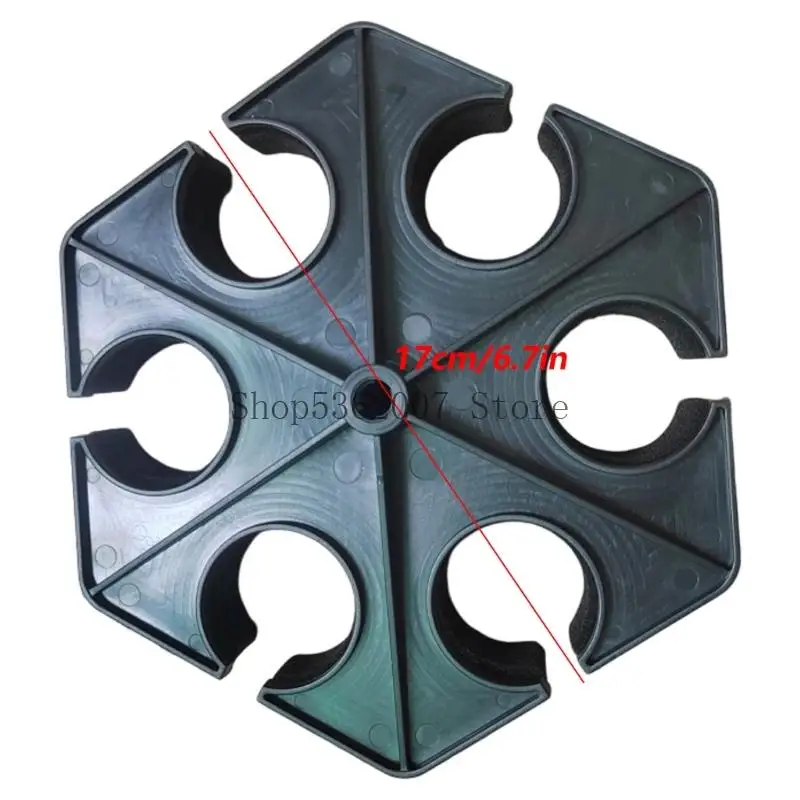 다목적 마이크 스탠드 액세서리 육각형 충격 방지베이스 스폰지 라이닝 다양한 마이크 모델에 호환됩니다. 40JB