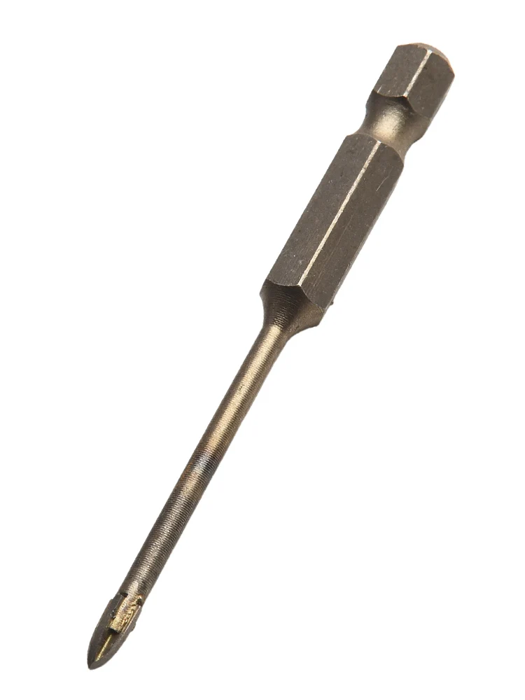 3/4/5/6/8/10/12mm Set di punte da trapano esagonali incrociate punta da trapano in metallo di vetro s apri fori in calcestruzzo trapano a triangolo utensili elettrici