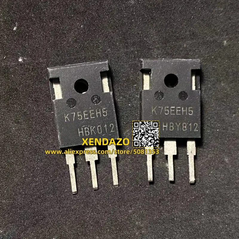 5PCS/LOT IKW75N65ES5 K75EES5 IKW75N65EH5 K75EEH5 IKW75N65EL5 K75EEL5 650V 75A TO-247 IGBT Single Tube