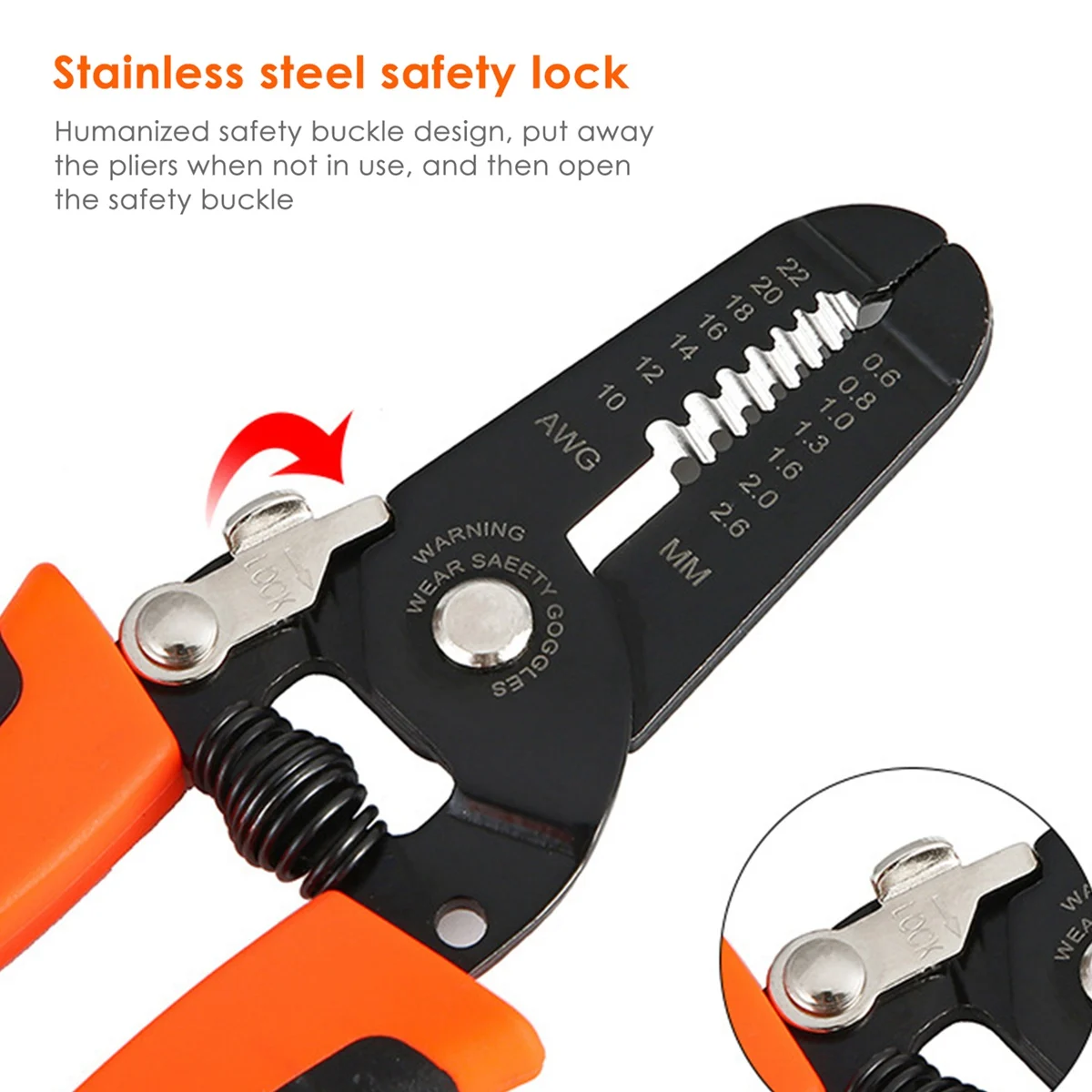 ABRE-LUWEI 7 In 1 Multi Repair Tool Pliers Cable Wire Stripping Pliers Crimping Tool Combination For Electricians