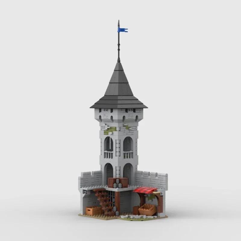 middeleeuws 	 zwarte kasteelstenen fortkasteel houd ridderblokken modulaire tovenaar moc sterke architectuurstenen geschenkblokken