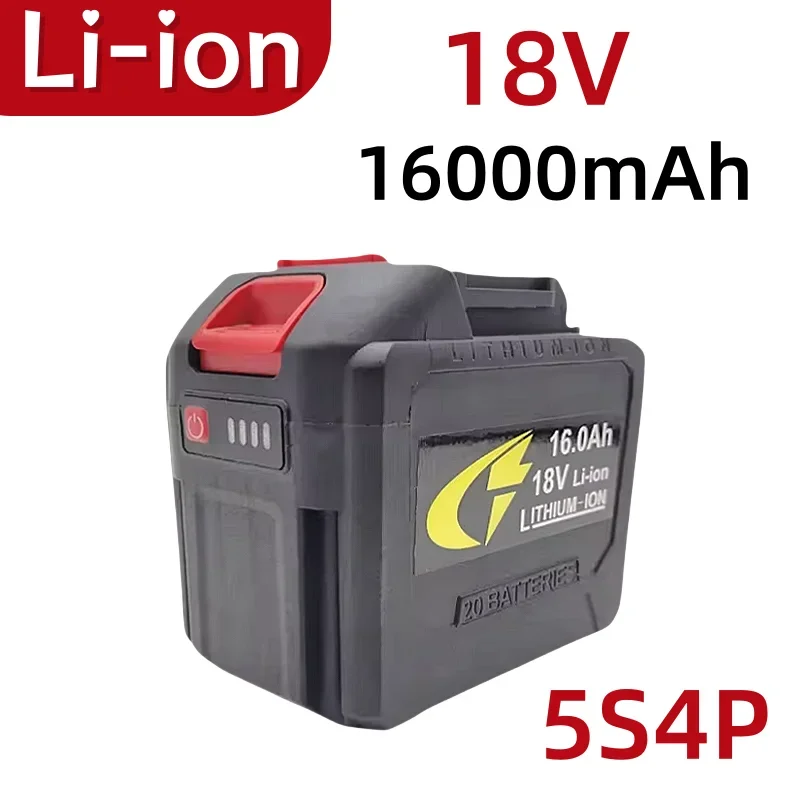 

5S4P 18V Makita 18650 lithium battery can charge 16000mAh battery with high current and high discharge. Charger.