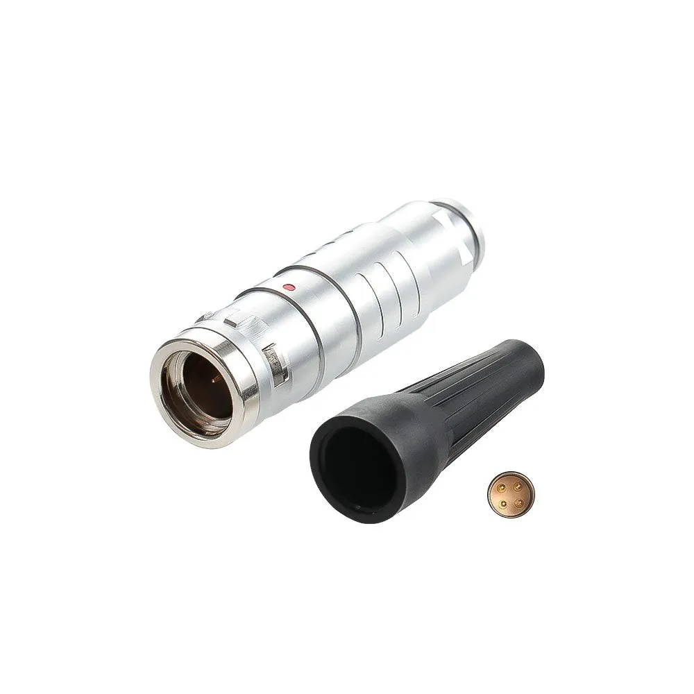2x FGG EGG 2K 4Pin Plug Sockect IP68 EMI Shielded Push-Pull Self-Locking Panel Mount for Industrial & Camera Equipment