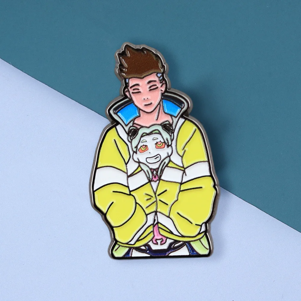 بارد انمي ياباني التلبيب دبابيس لحقيبة الظهر لينة المينا دبابيس بروش على الملابس حقيبة شارات مجموعات مجوهرات الأزياء #5