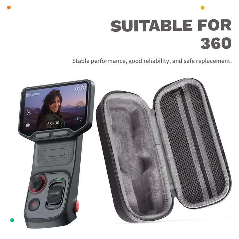 [NEW!】 For Insta 360 Luna Ultra Handheld Gimbal Portable Storage Bag For Travel Hardcase Hardbag For Travel Outdoor