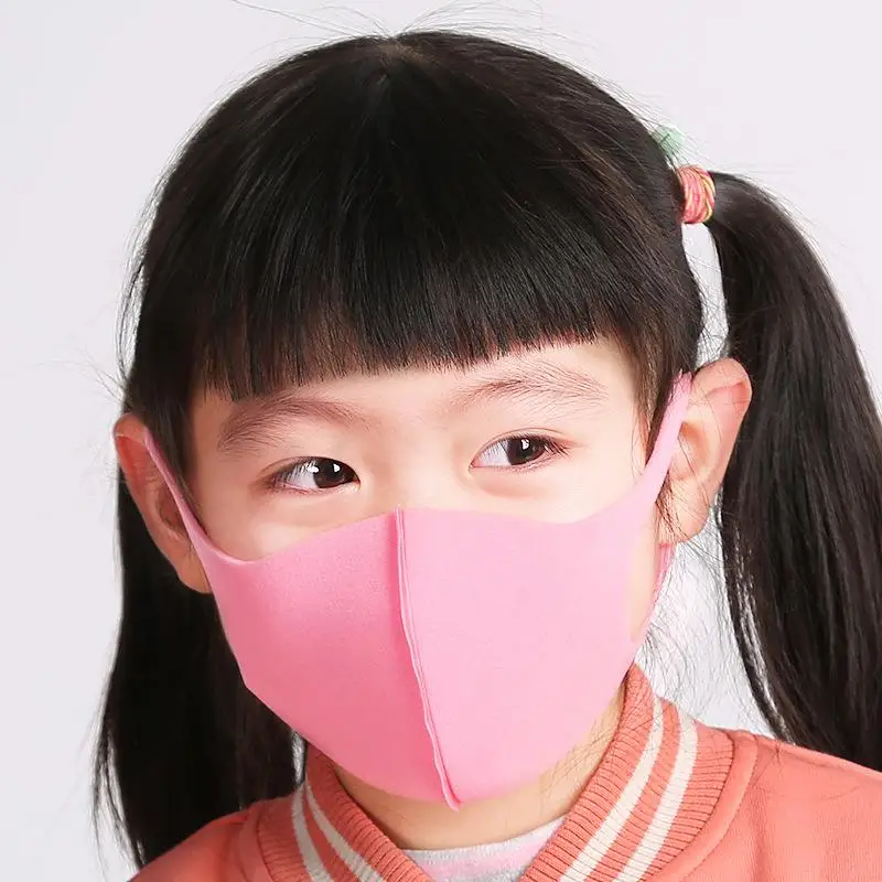 3 قطعة قناع وجه قابل للغسل وقابل لإعادة الاستخدام مضاد للغبار PM2.5 غطاء للفم قابل للتنفس للأطفال جهاز تنفس واقي 6 ألوان #2