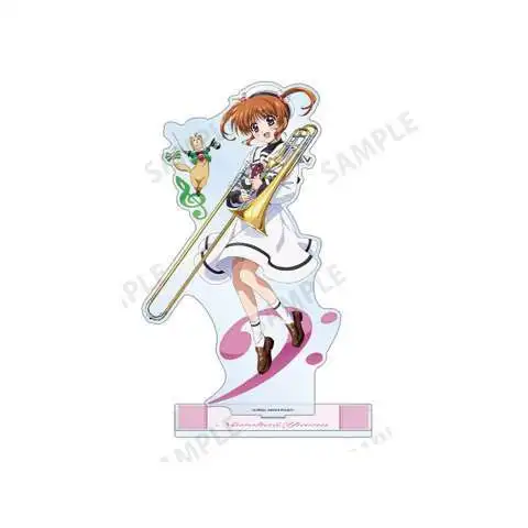 2025 New Magical Girl Lyrical Nanoha Anime Nanoha Takamachi Cosplay Acrylic Stand Model Plate Desktop Decoration Christmas Gift