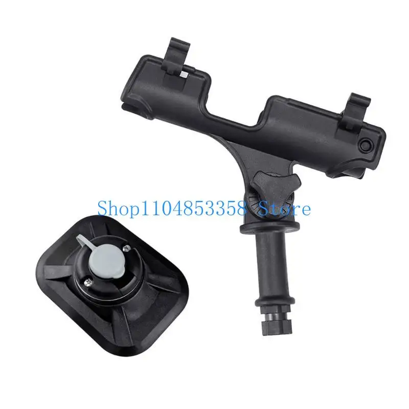 

652F Регулируемый держатель удочки Вращающаяся на 360 ° подставка для удочки Пластиковый держатель удочки Прочный для каяков и