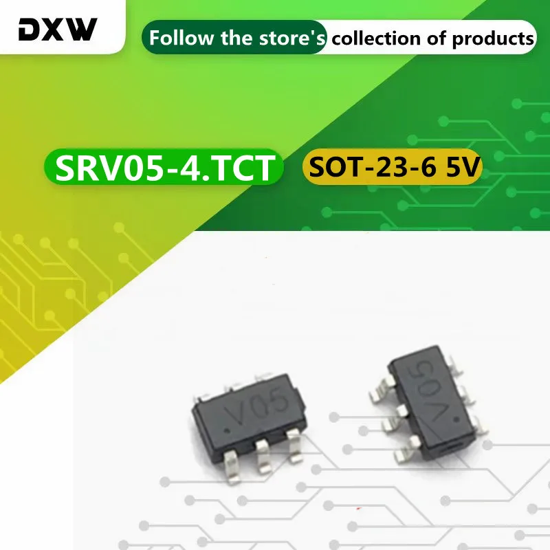 50PCS/Lot ESD SRV05-4.TCT 5V Electrostatic Protection Diode