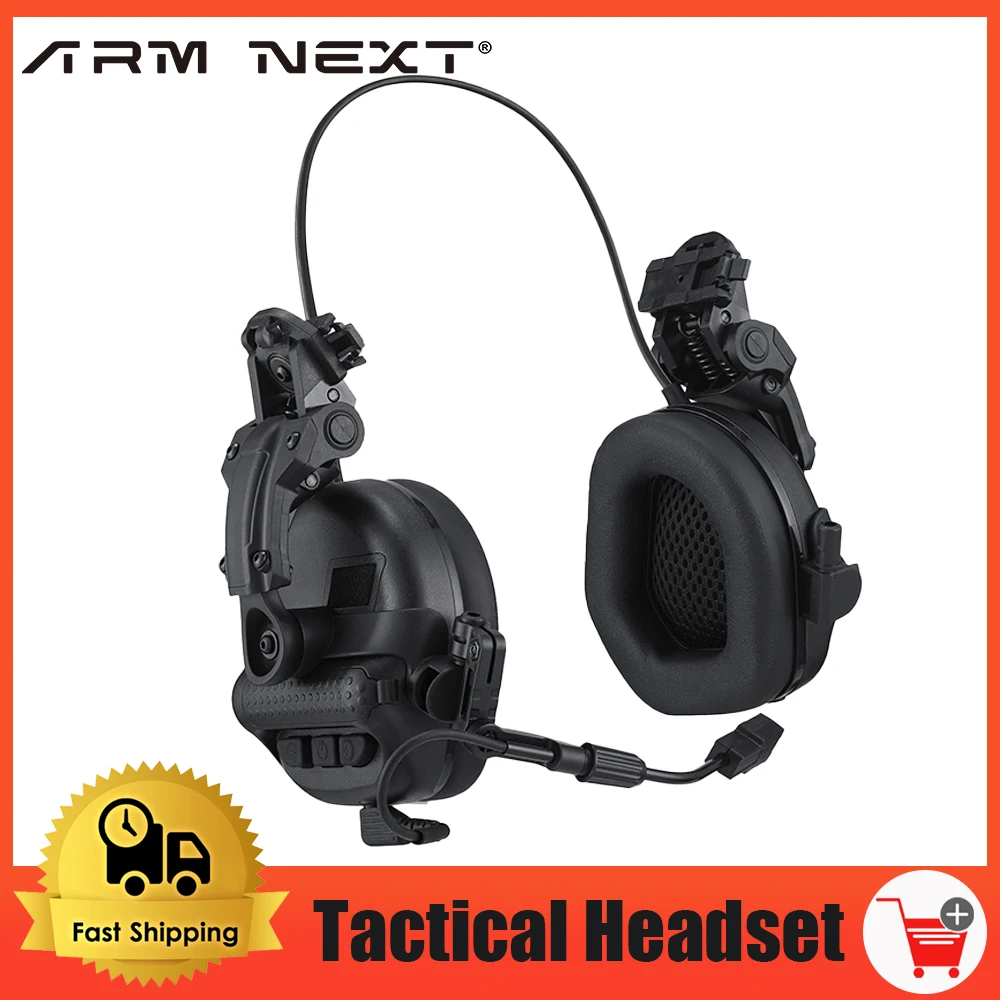 

ARM NEXT Tactical Headset F30 Sound Pickup Noise Reduction Earphone for Military Radio Microphone Intercom Headset